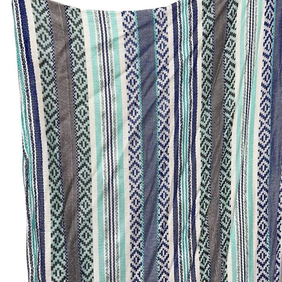 ARIAT Striped Fringe Boho Long Kimono O/S - Picture 3 of 7